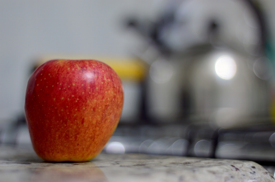 Apple zakład owoc kwiat