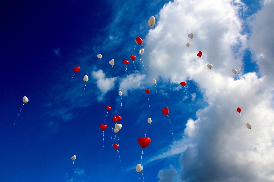 Cloud sky sunlight balloon