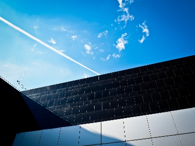 Light abstract cloud architecture Photo