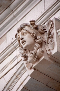 Antique stone monument statue Photo