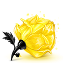 Yellow rose Icon