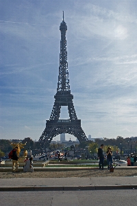 Architecture building city eiffel tower Photo