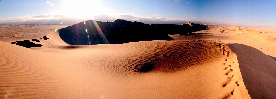 Landscape sand desert dune