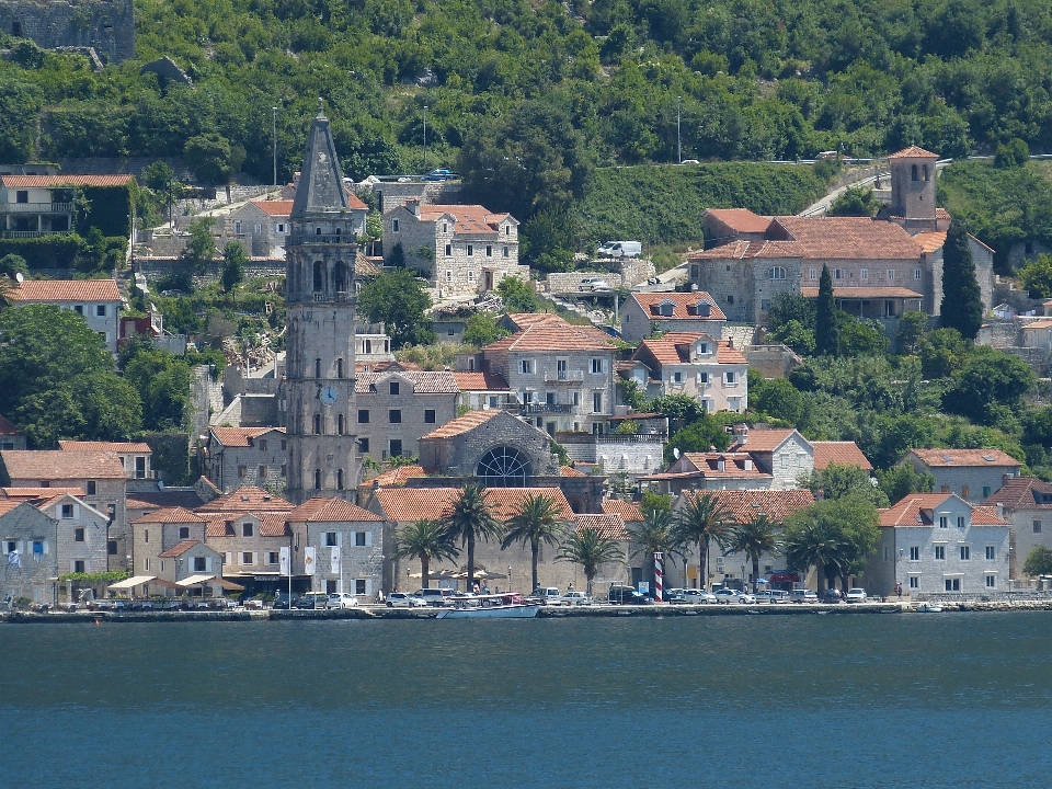 Meer küste stadt fluss