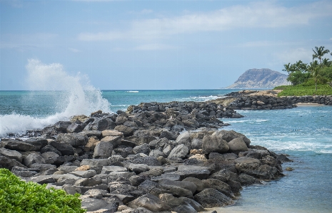 Beach landscape sea coast Photo