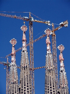 Skyscraper vehicle tower mast Photo