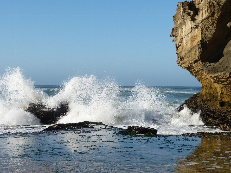 Plage paysage mer côte