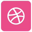 Dribbble logo Icon