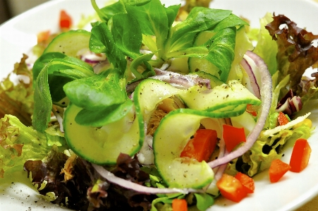 Restaurant dish food salad Photo