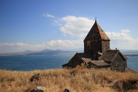 Landscape sea mountain hill Photo