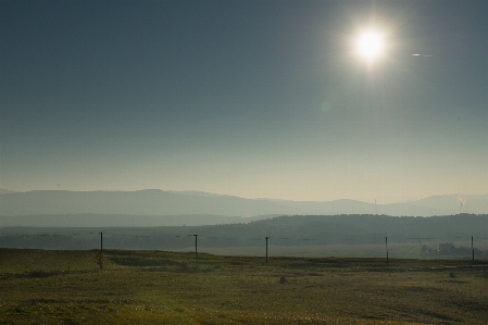 Landscape sea horizon mountain Photo