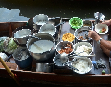 Utensil boat fruit restaurant Photo