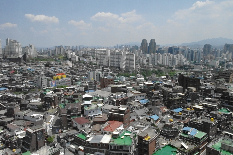 Architecture skyline town building