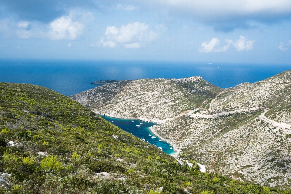 Beach landscape sea coast