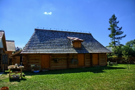 Grass architecture house roof Photo