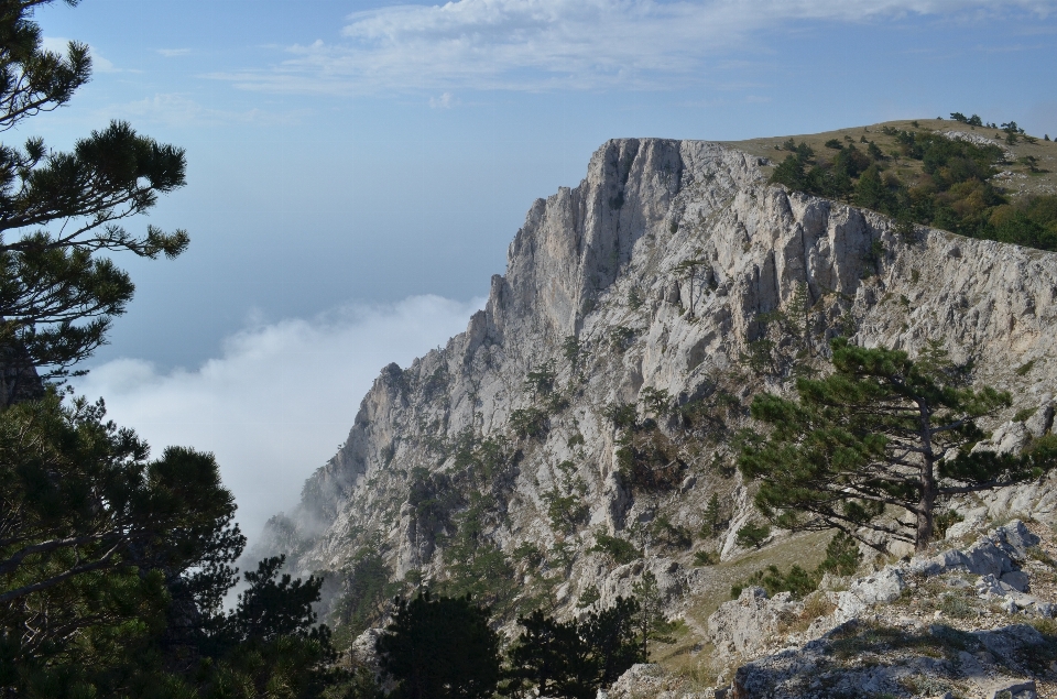 풍경 rock 걷는 산