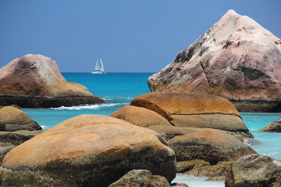 Beach landscape sea coast