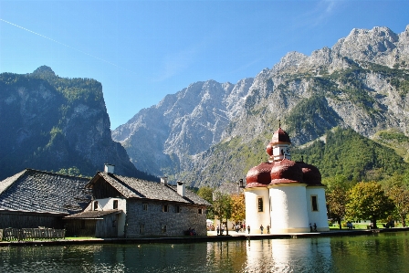 Water mountain lake range Photo