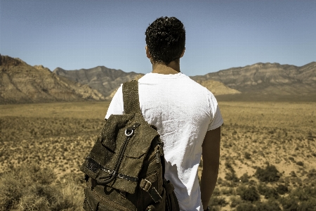 Man nature walking person Photo