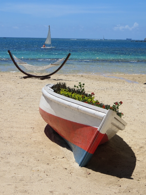 Playa mar costa arena