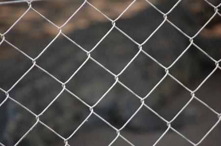 Fence wire pattern line Photo