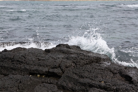 Foto Pantai lanskap laut pesisir