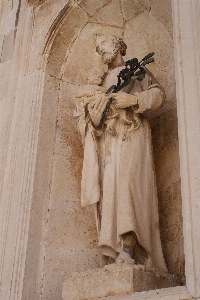 Wood old monument statue Photo