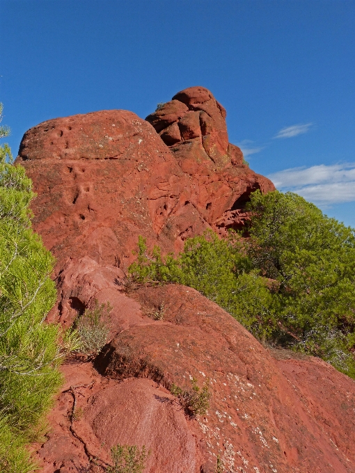 Rock 山 トレイル 谷