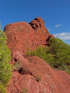 Rock 山 踪迹 谷 照片