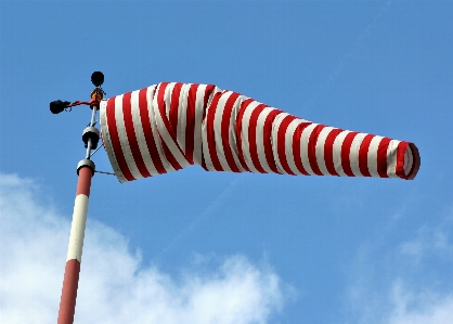 Sky wind red mast Photo