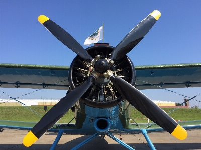 Wing wheel fly airport Photo