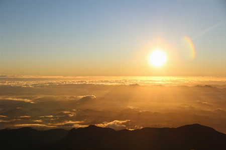 Nature horizon mountain cloud Photo