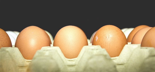 Foto Tangan makanan sehat telur