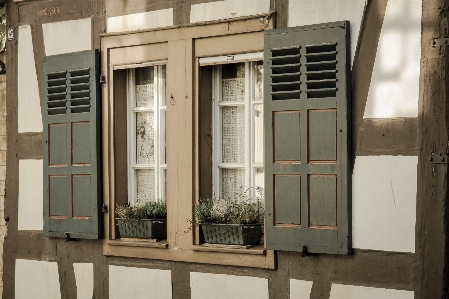 Architecture wood house window Photo