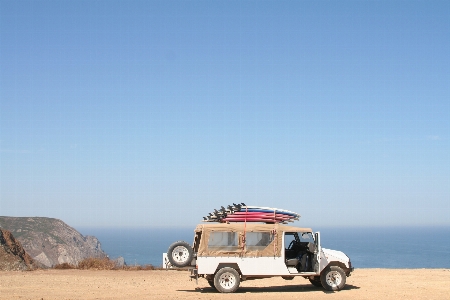 Beach landscape car desert Photo