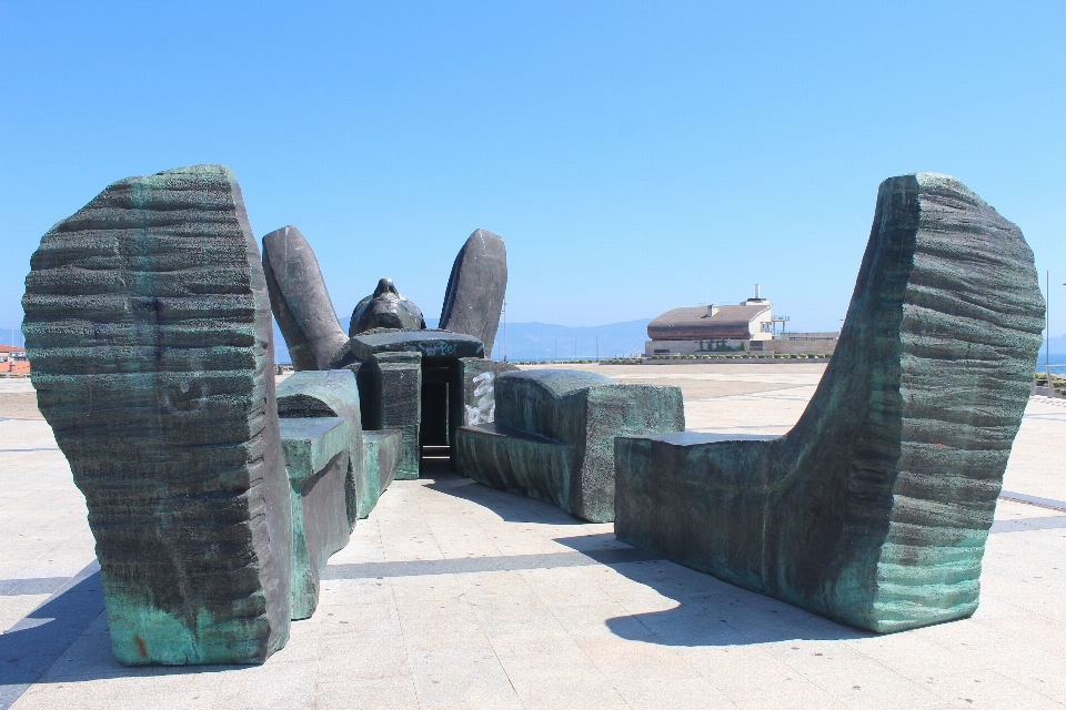 Rock structure monument statue