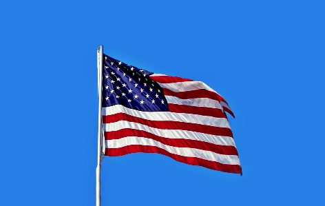 Foto Simbol bendera amerika ilustrasi