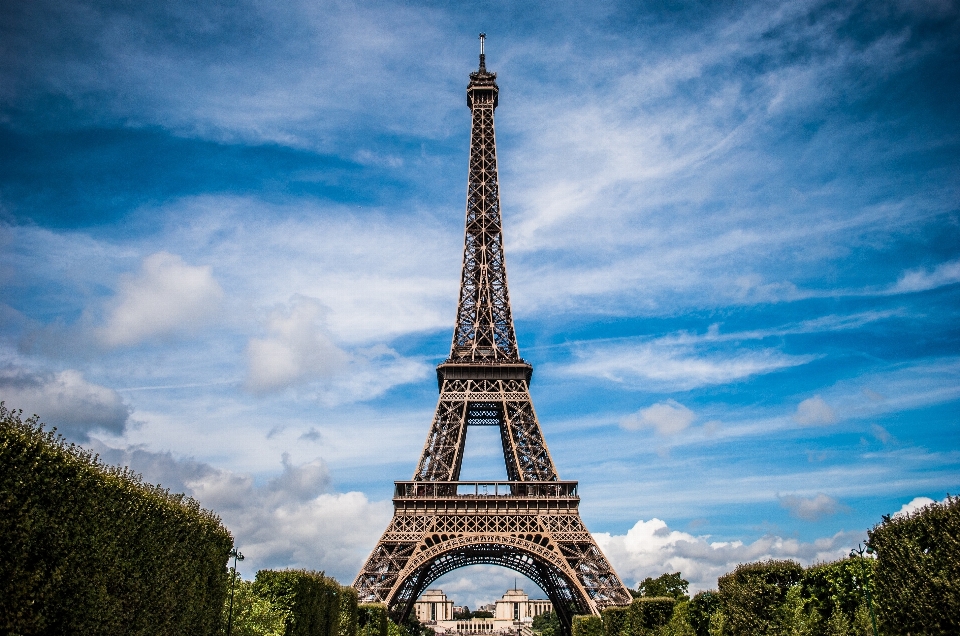 Paysage nuage ciel tour eiffel