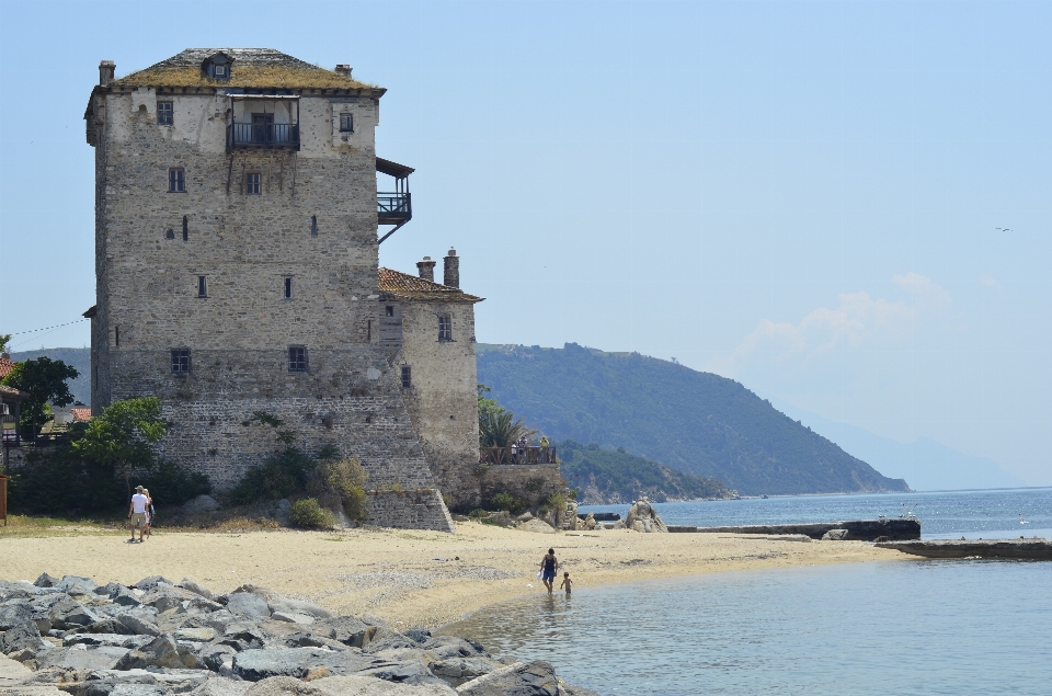 Plaża morze wybrzeże natura