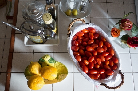 Foto Pianta bianco frutta rosa