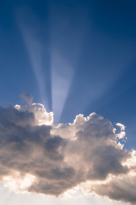 Horizonte nube cielo sol