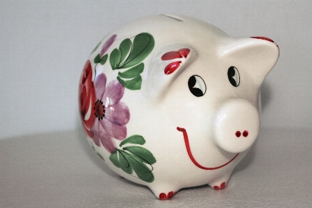 Ceramic money toy piglet Photo