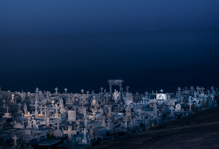 Sea horizon skyline night Photo