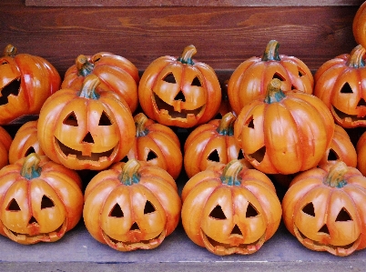 Decoration produce pumpkin halloween Photo