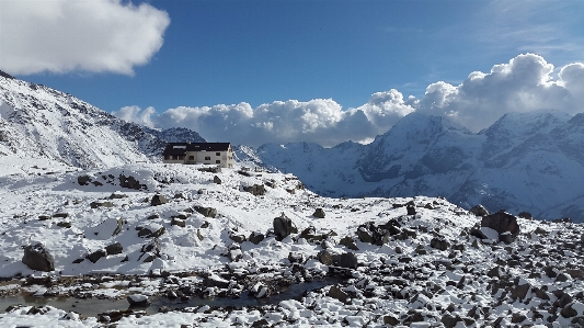 風景 自然 山 雪 写真