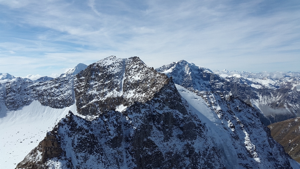 Paysage nature montagne neige