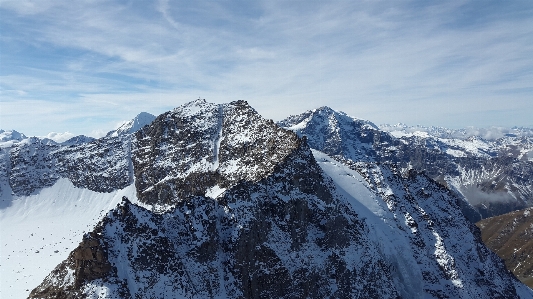 風景 自然 山 雪 写真