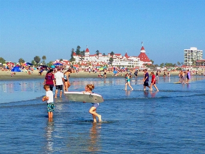 Beach sea water sand Photo