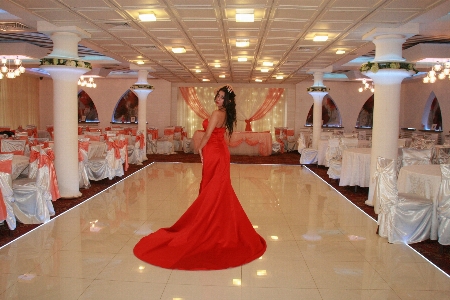 Girl red wedding bride Photo