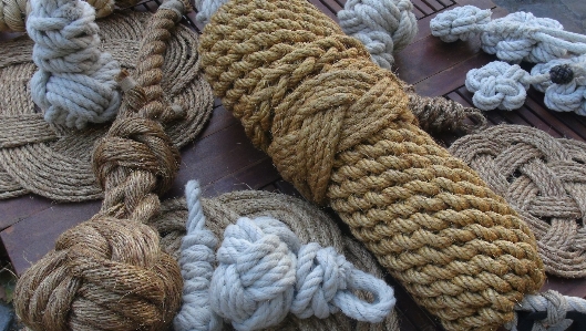 Sea rope boat pattern Photo